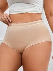 LUVLETTE Plus 3-Pack High Rise Cotton Boyshorts - Multicolor - View 7