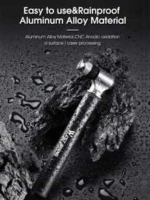 WEST BIKING 1入組自行車打氣筒 - 黑色 - 查看 7