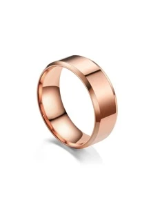 Vòng đeo tay bằng kim loại thời trang thông thường dành cho nam giới, dành cho quà tặng trang sức và bữa tiệc - Hoa hồng vàng - Xem 2