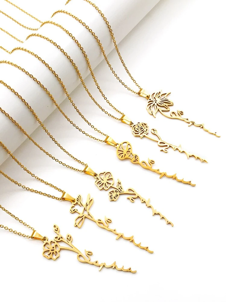 1pc Flower Charm Necklace