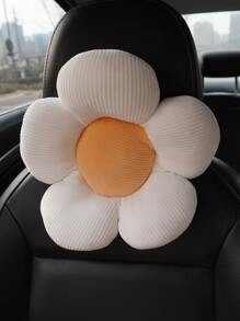 1入組花朵設計織物車頸枕 - 彩色 - 查看 1