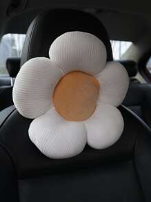 1入組花朵設計織物車頸枕 - 彩色 - 查看 2