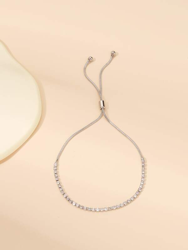 1pc Elegant Fine Chain Bracelet, Suitable As Ramadan/Eid Gift