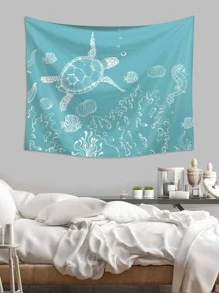 1 Vải Thảm Hiện Đại Họa Tiết Con Rùa Thảm Poster Treo Tường Cho Phòng Ngủ Thẩm Mỹ - Nhiều màu - Xem 4