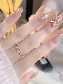 10pcs 3D Butterfly Design Nail Art Decoration - Black and White - View 7