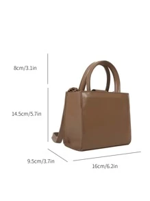 迷你雙把手方包優雅手提包