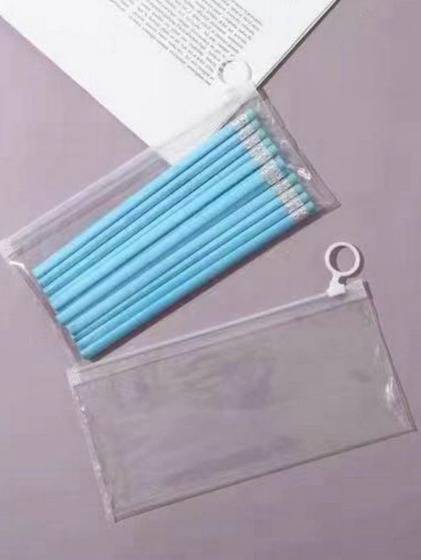 2 piezas Estuche transparente - transparente - Ver 1