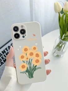 向日葵圖案手機殼 - 彩色 - 查看 1