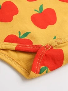 Bộ đồ liền thân in hình trái cây dễ thương cho bé mùa hè Cami - Màu vàng - Xem 3