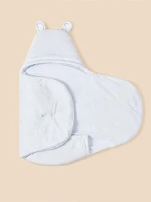 1 cái Chăn Hoạt Hình Hình Thú Thêu Tai 3D Trang Trí Chăn Quấn Cho Bé - Nhiều màu - Xem 4