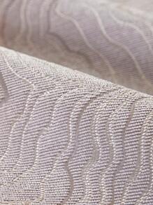 1pc Polyester Sofa Towel, European Style Chevron Pattern Contrast Trim Anti-slip Sofa Cover Blanket For All Season - Light Grey - View 3