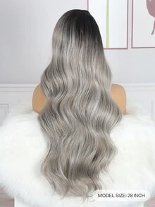 13 * 1 Tóc giả tổng hợp gợn sóng dài hình chữ T - Nhiều màu - Xem 4