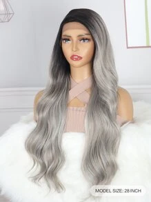 13 * 1 Tóc giả tổng hợp gợn sóng dài hình chữ T - Nhiều màu - Xem 5