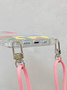 Funda para móvil de sonrisa cara con acollador