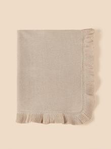 1pc Baby Ruffle Decor Quấn Chăn Tình Yêu Valentine - Màu Khaki - Xem 3