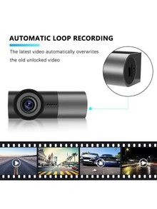 Full HD 1080P Recorder Car Dash Camera Mini Hidden Car APP Connection Single Recording Car Clear Recorder - Black - View 8