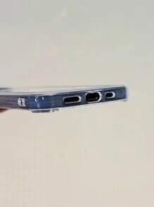 字母圖案透明防摔手機殼 - 彩色 - 查看 3