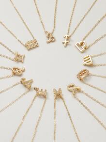 Constellation Symbol Charm Necklace - Yellow Gold - View 1