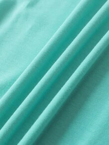 SHEIN LUNE Watermelon & Letter Graphic Tee - Mint Green - View 6