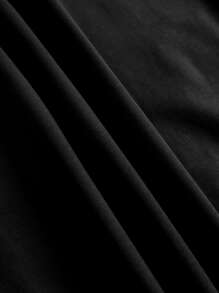 SHEIN LUNE Plus Floral Print Tee - Black - View 3