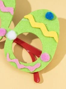 1pc Easter Egg Design Random Pet Glasses - Multicolor - View 4