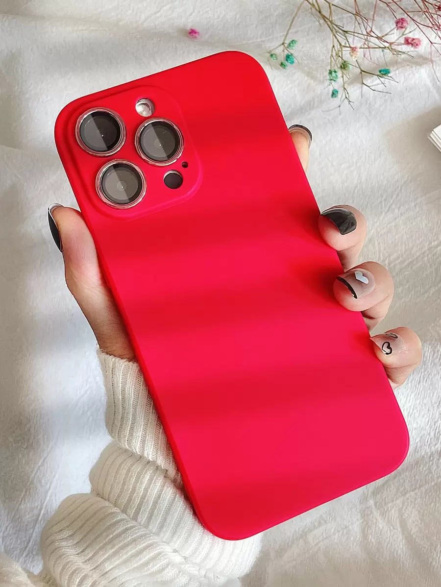 Plain Phone Case - Red - View 1