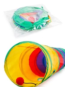 1 pieza Túneles para gato plegable - Multicolor - Ver 4