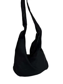 黑色流浪包中性斜挎包