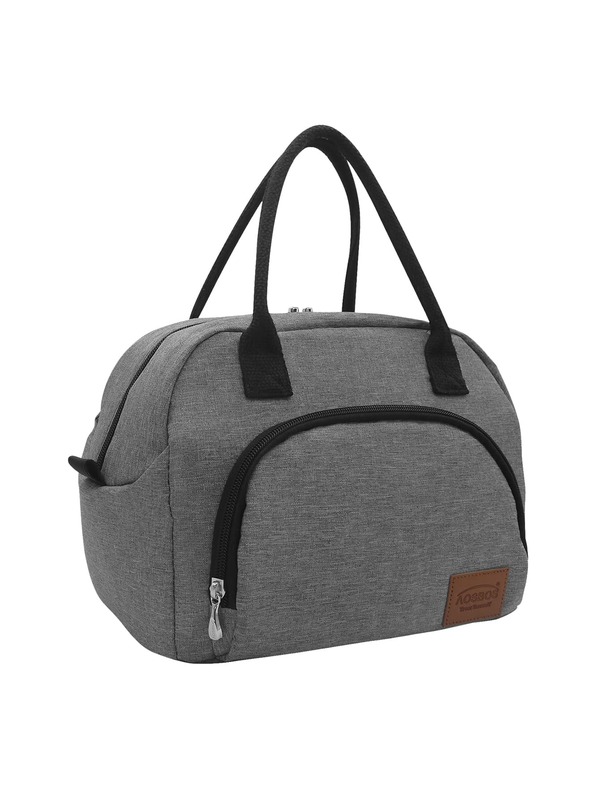 Canvas Portable Cooler Lunch Bag for Men Women Thermal Insulated Food