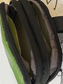 Letter Graphic Crossbody Bag Plaid Pattern - Green - View 6