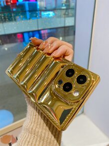 苹果金色金属镀层手机壳 - 金色 - 查看 5