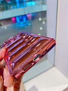 Funda de teléfono con electrochapado de moda - Oro rosa - Ver 4