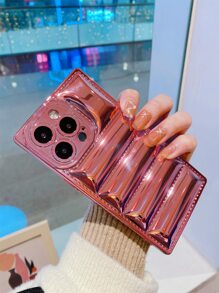 Funda de teléfono con electrochapado de moda - Oro rosa - Ver 7
