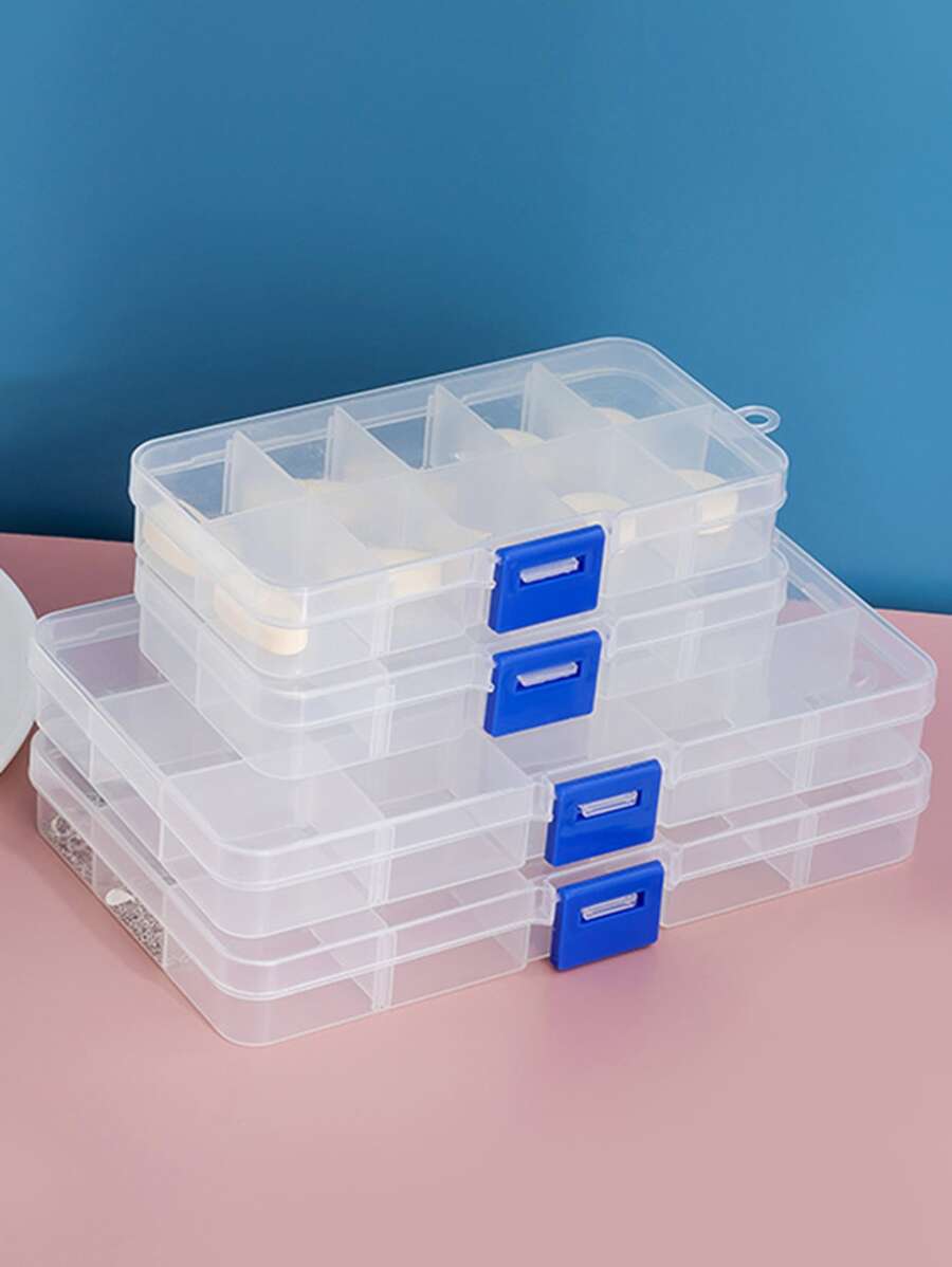 1 件透明收納盒,附 10/15 隔層 - 無色 - 查看 1