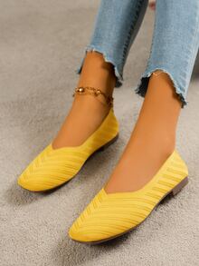 Giày bệt Nữ - Màu vàng - Xem 2