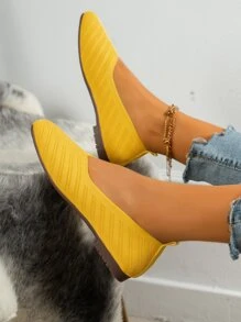 Giày bệt Nữ - Màu vàng - Xem 3