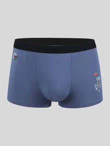 Men 3pcs Skull Print Boxer Brief - Multicolor - View 4