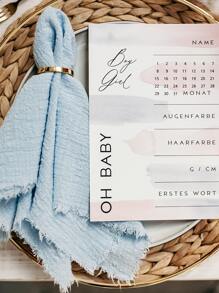 1 chiếc khăn ăn để bàn màu xanh, khăn ăn bằng vải polyester thô cho gia đình - Màu xanh lam - Xem 1