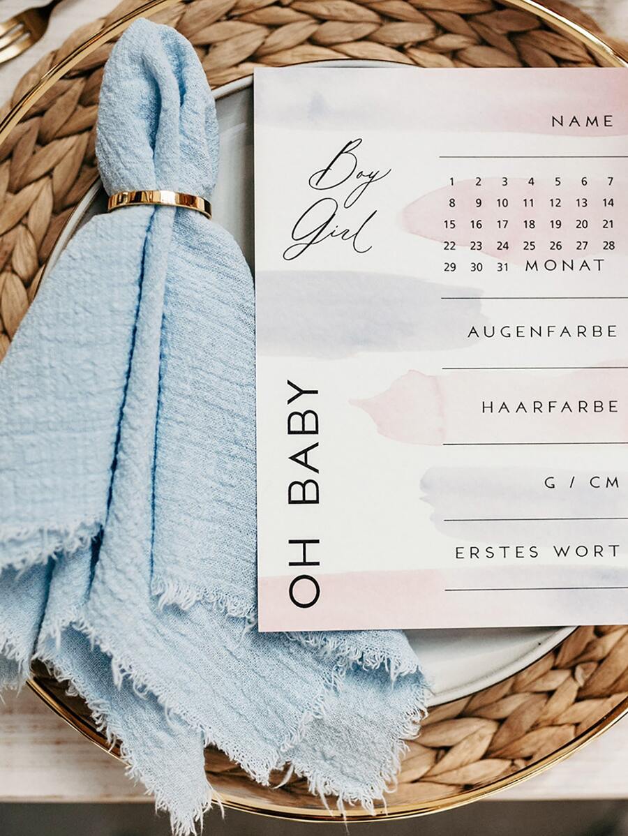 1 chiếc khăn ăn để bàn màu xanh, khăn ăn bằng vải polyester thô cho gia đình - Màu xanh lam - Xem 1