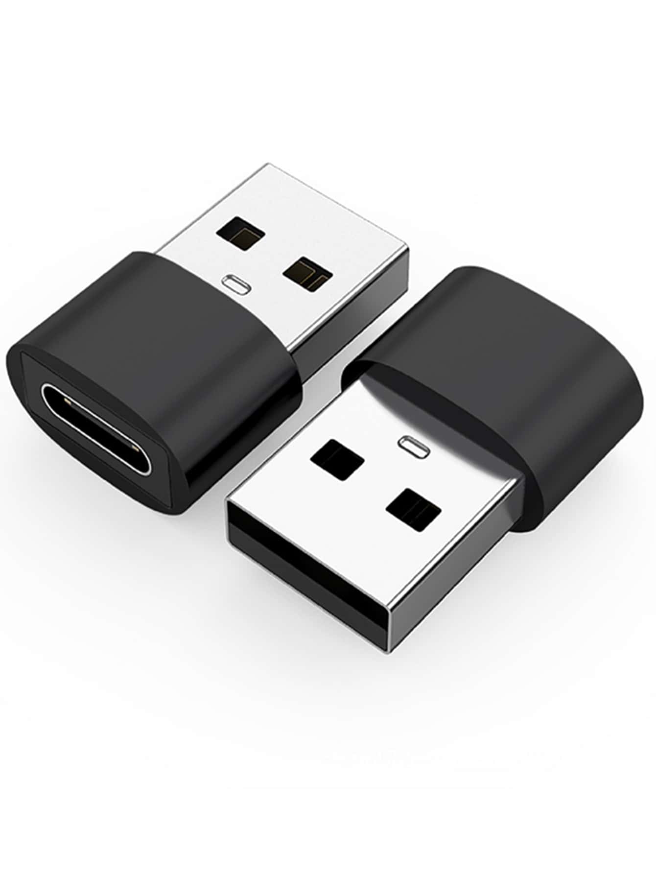 Adaptador de cables de cargador USB a Type C - Negro - Ver 1