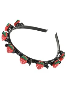 Diadema fresa - Rojo - Ver 3