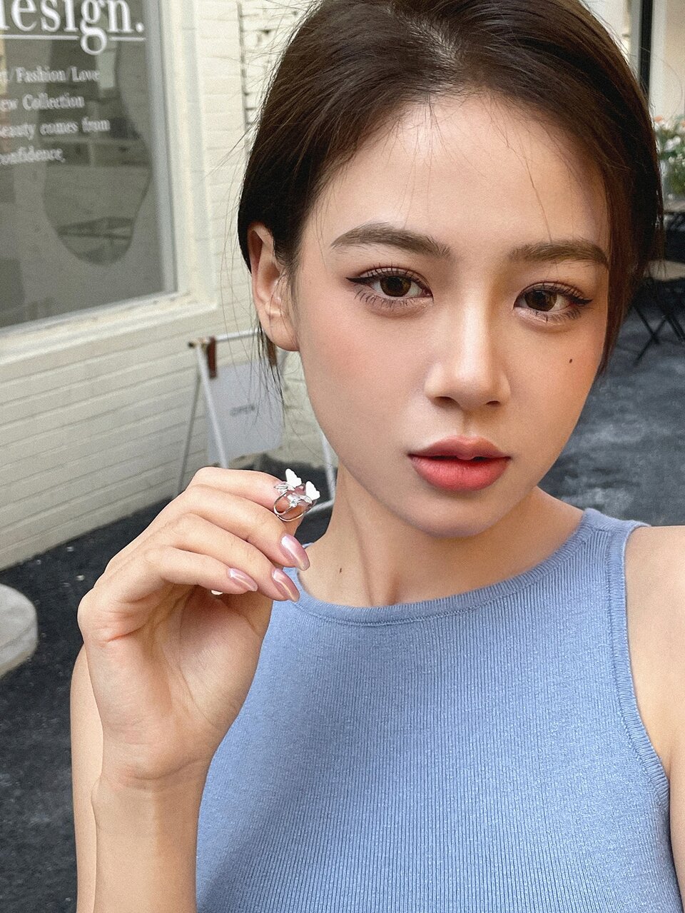 1pc Butterfly Decor Ear Cuff
