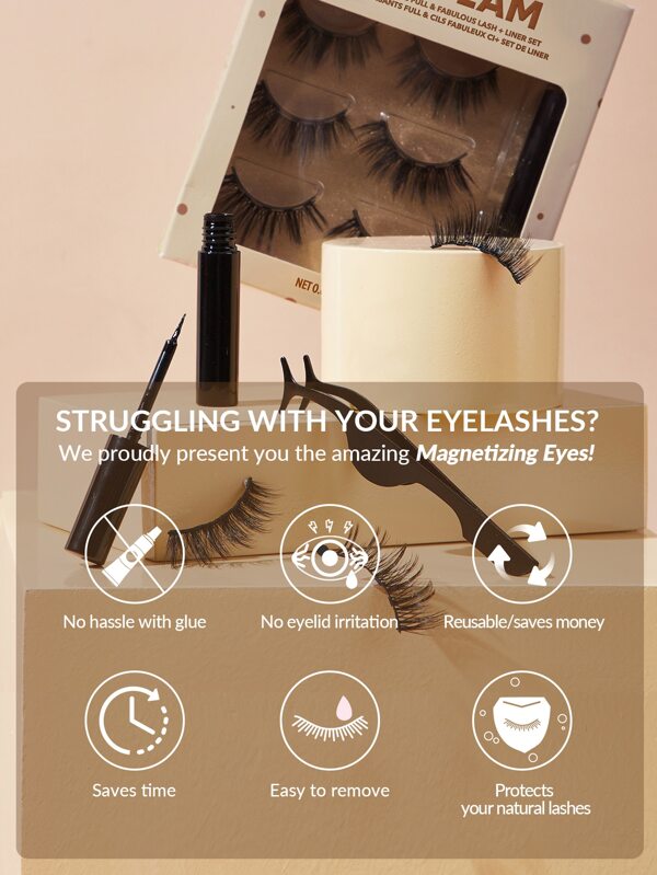 SHEGLAM Eyes Full & Fabulous Lash + Liner Set