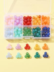 200入組/套人造寶石亞克力珠子DIY首飾配件 - 彩色 - 查看 1