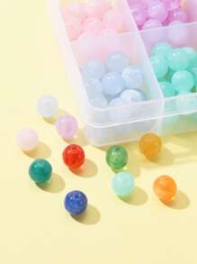 200入組/套人造寶石亞克力珠子DIY首飾配件 - 彩色 - 查看 3