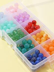 200入組/套人造寶石亞克力珠子DIY首飾配件 - 彩色 - 查看 4