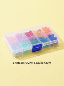 200入組/套人造寶石亞克力珠子DIY首飾配件 - 彩色 - 查看 6