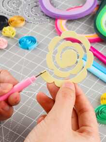 4入組塑料羽毛筆家用極簡捲邊羽毛筆 - 彩色 - 查看 6