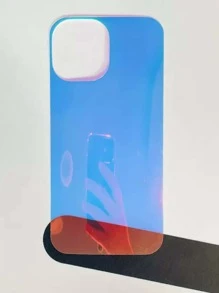 Ốp điện thoại bằng giấy laser trong suốt chủ đề không gian, tương thích với iPhone 15, , , , vỏ bảo vệ, phiên bản quốc tế, không phải phiên bản nội địa. - Trong sáng - Xem 7