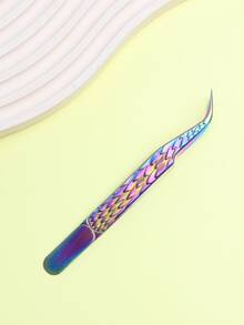 1pc Ombre Eyelash Tweezers - Multicolor - View 2